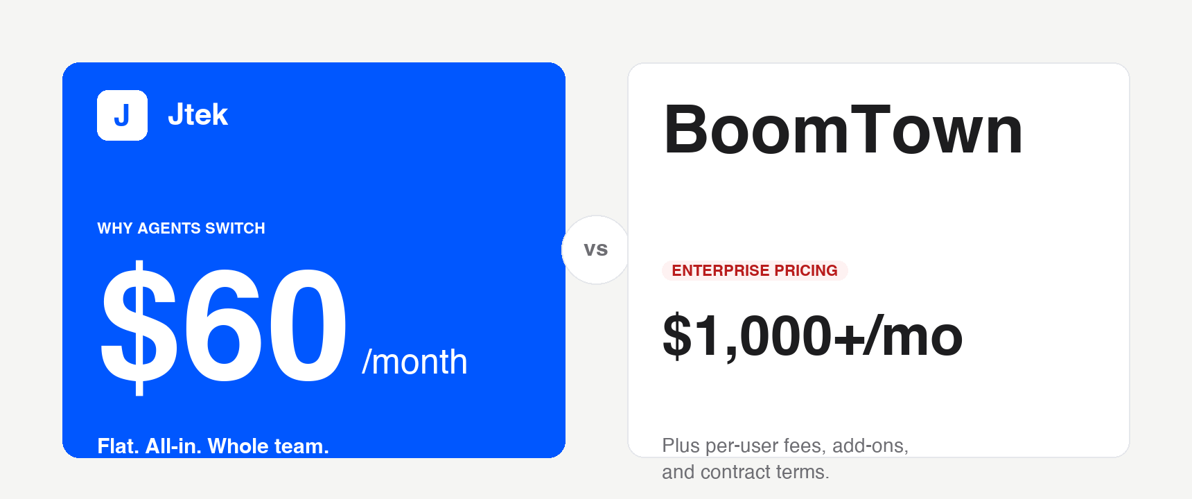 Jtek vs BoomTown comparison banner